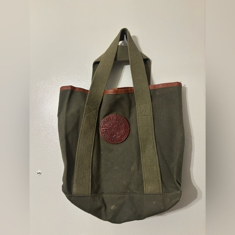 Dultuh Pack Olive Green Canvas Tote Book Bag